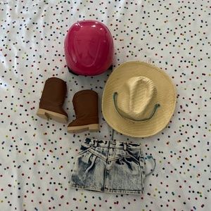 American girl western set